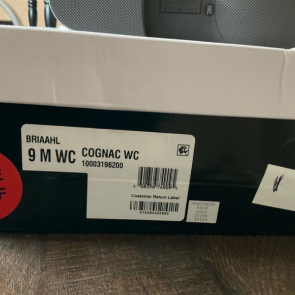 Alfani Women's Brown Cognac Briaahl Tall Riding Fall Winter Boot NIB Wide Calf - Picture 5 of 5